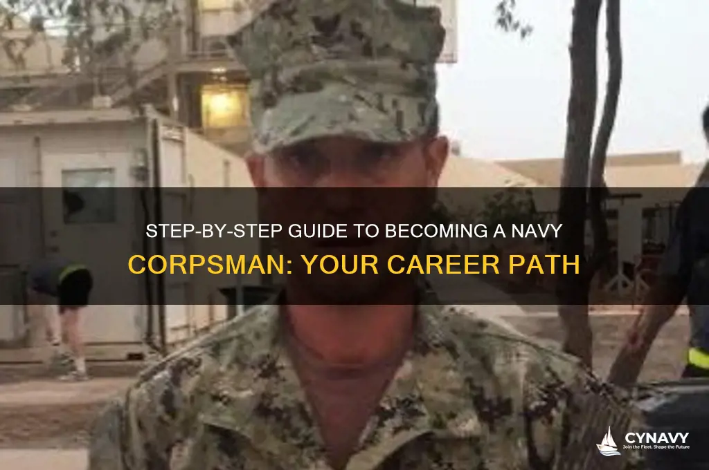 how to get a corpsman job in the navy