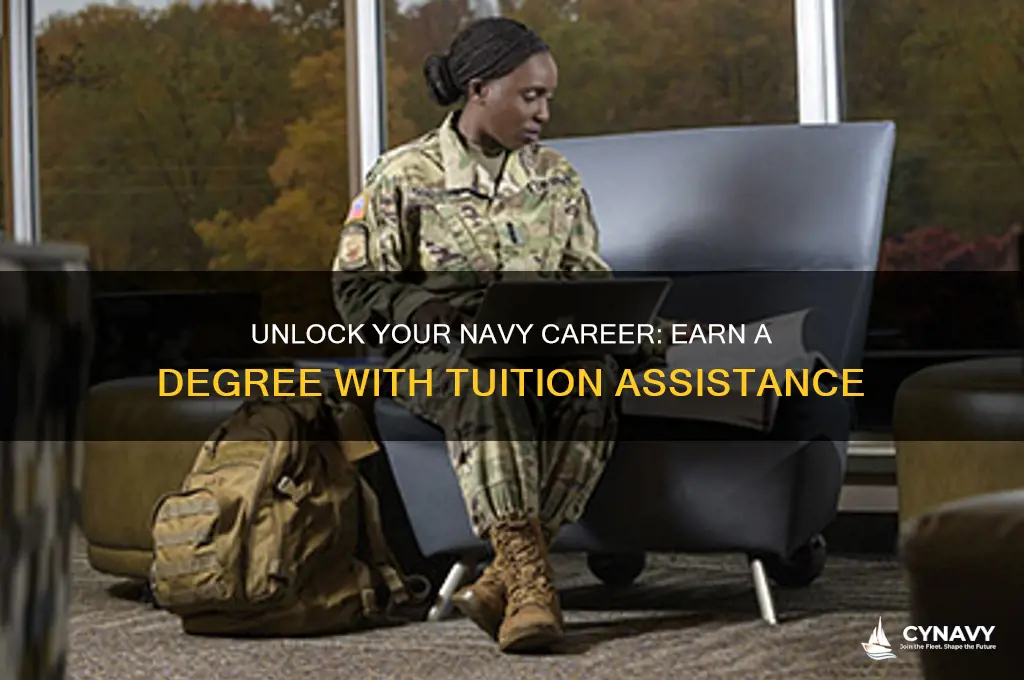 how to get a degree in the navy with ta