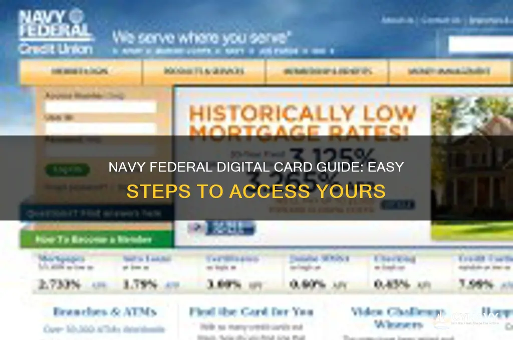 how to get a digital card from navy federal
