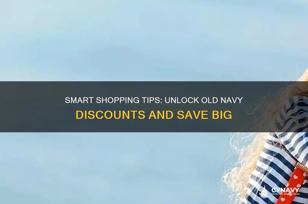 how to get a discount at old navy