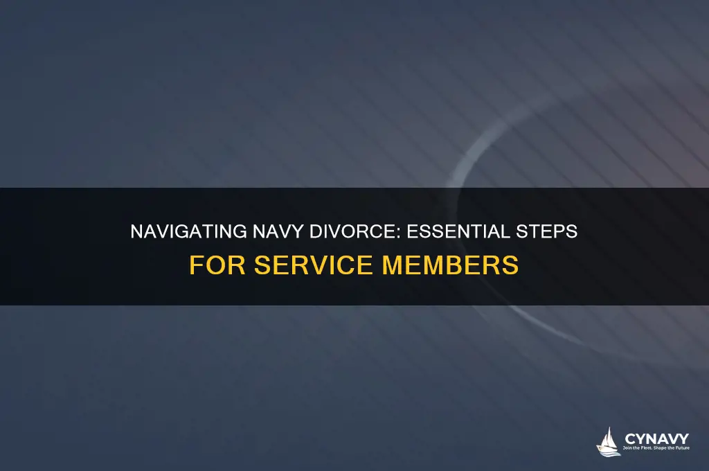 how to get a divorce in the navy