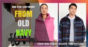Easy Steps to Obtain a Gift Receipt from Old Navy