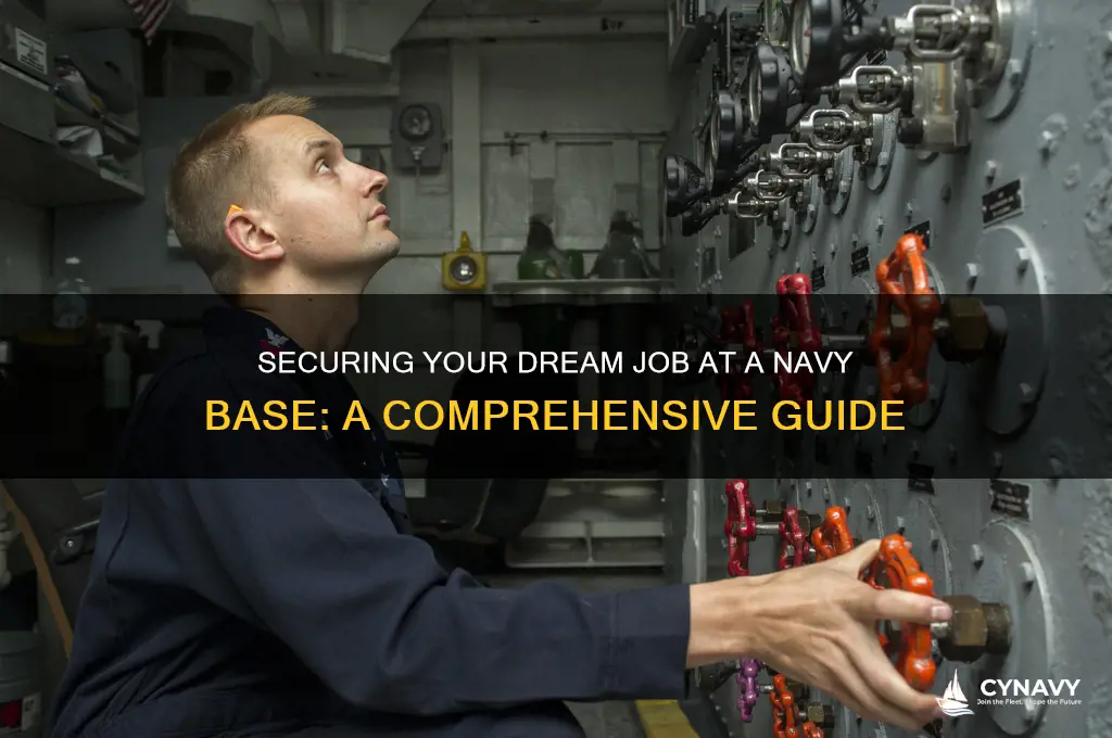 how to get a job at navy base
