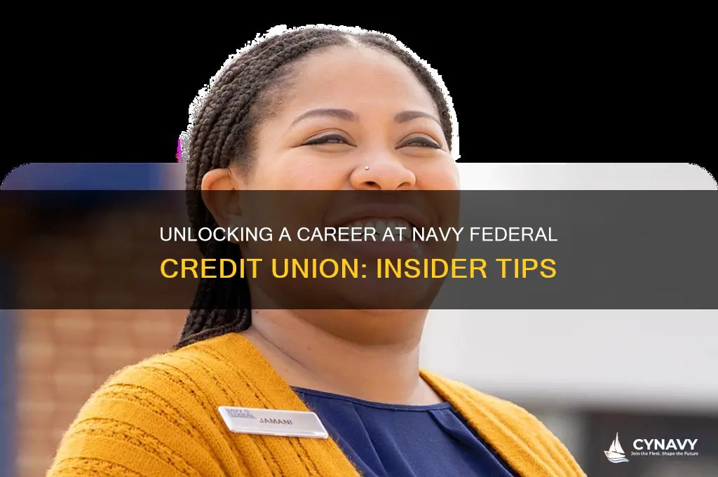 how to get a job at navy federal credit union