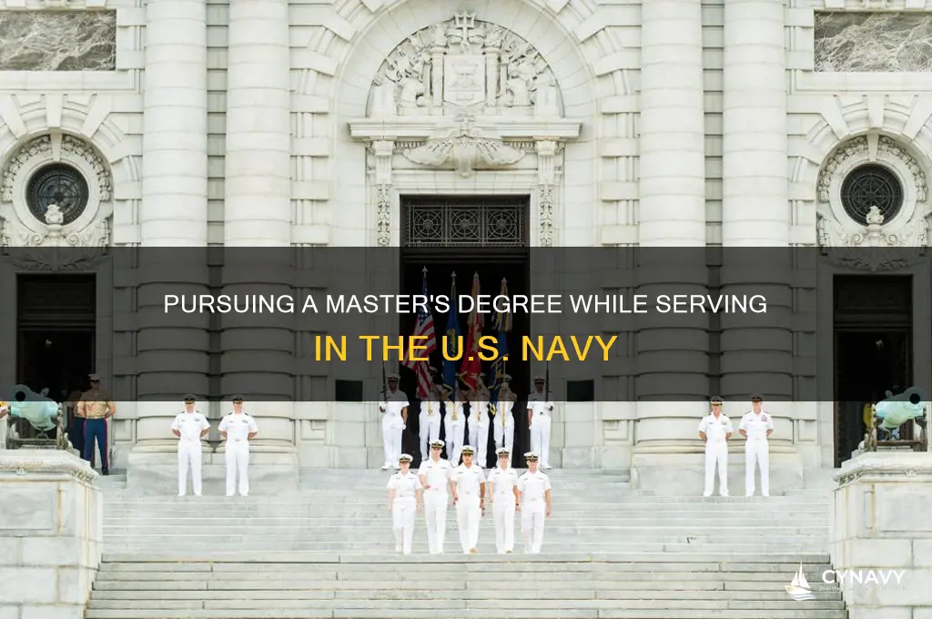 how to get a masters degree in the navy