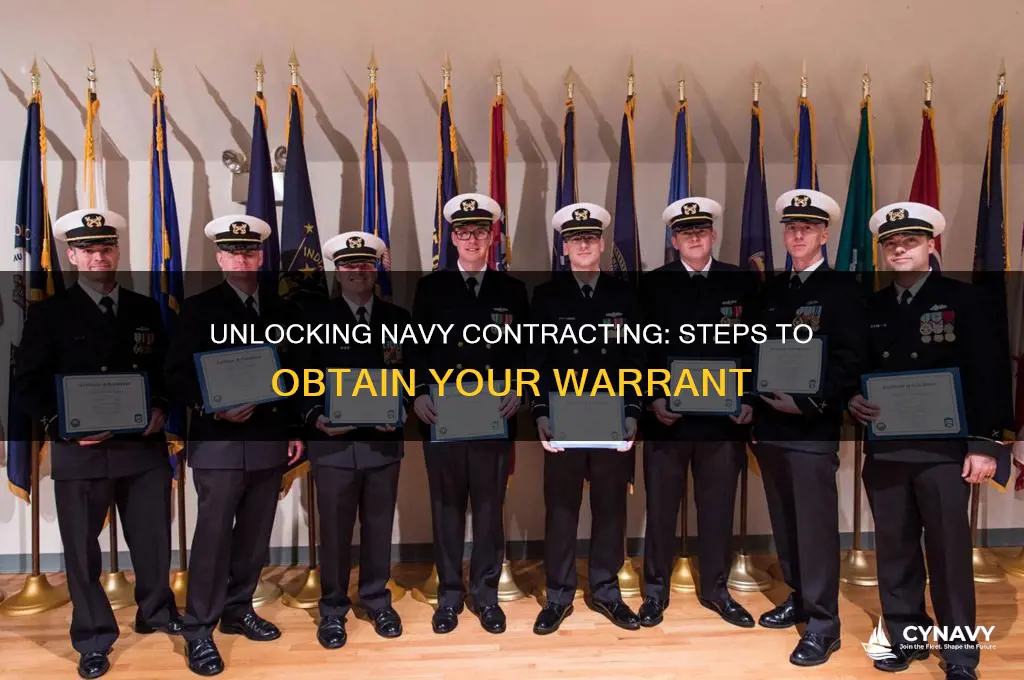 how to get a navy contracting warrant