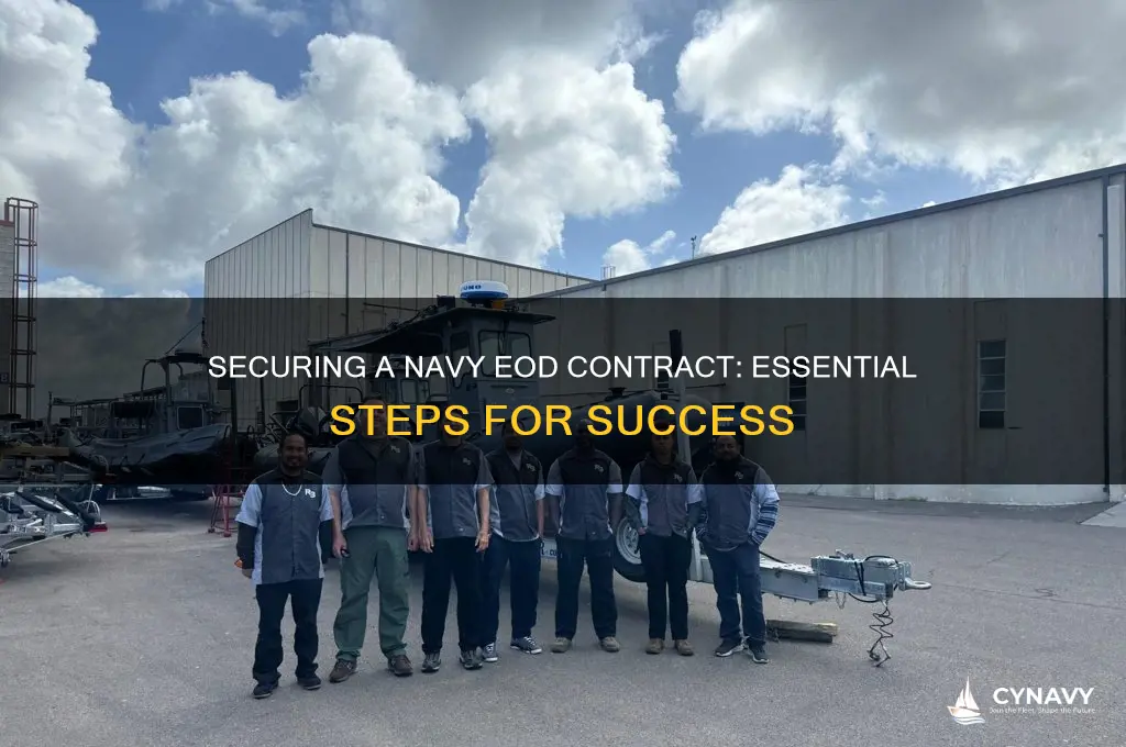 how to get a navy eod contract