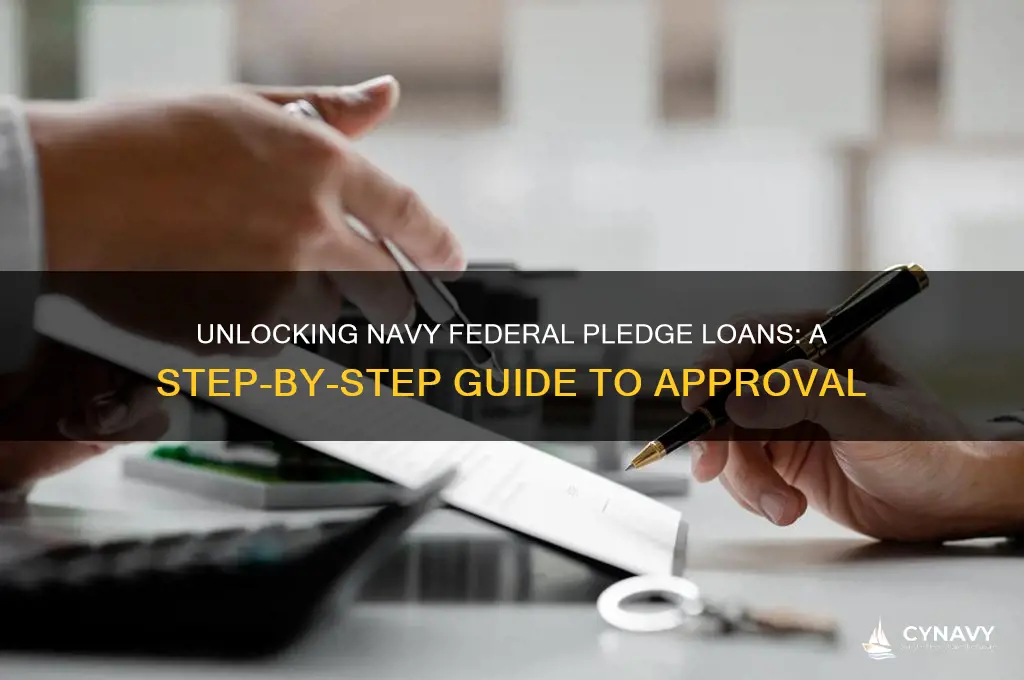 how to get a navy federal pledge loan