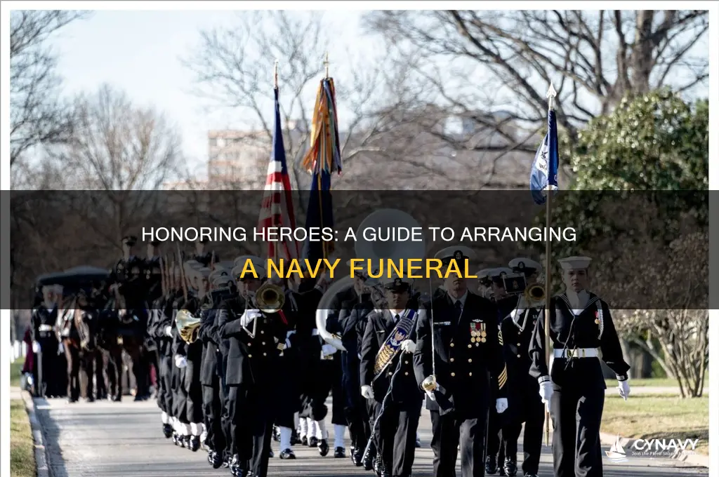 how to get a navy funeral