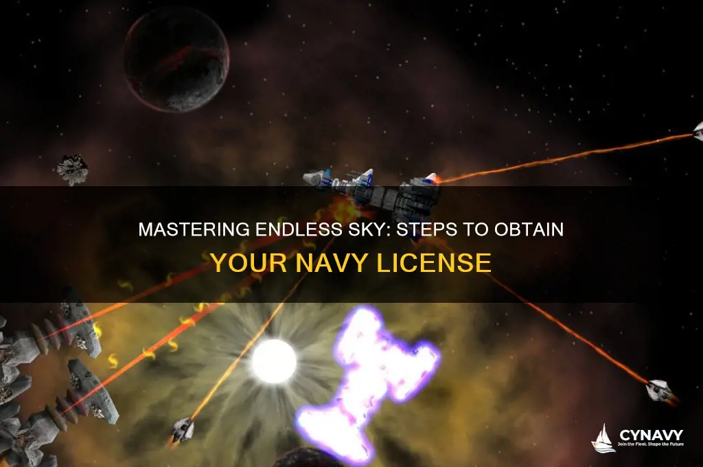 how to get a navy licence in endless sky