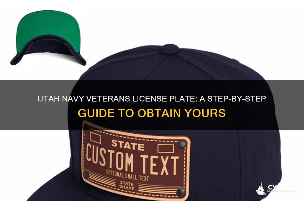 how to get a navy veterans license plate utah