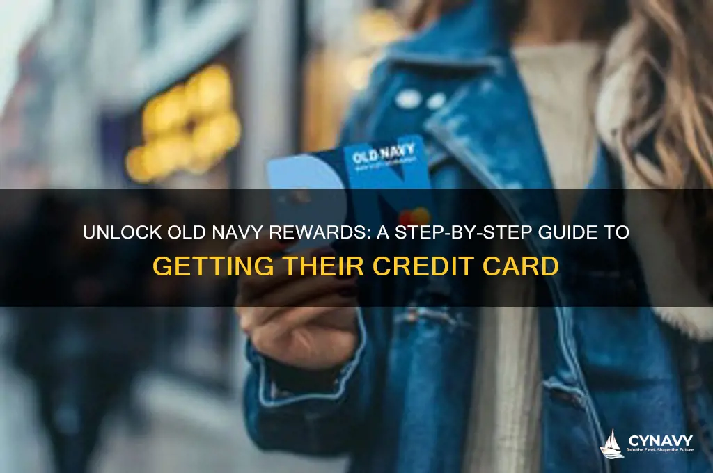 how to get a old navy credit card