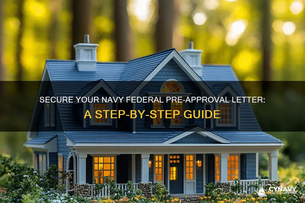 how to get a pre approval letter from navy federal