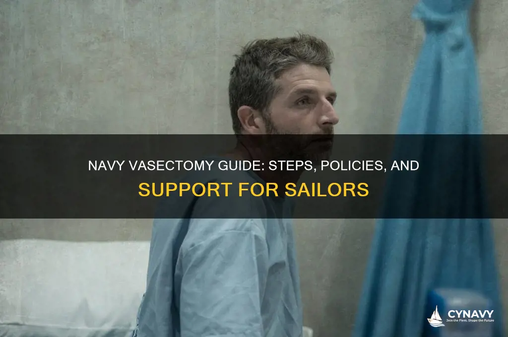 how to get a vasectomy in the navy