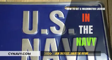 Navy Members: Steps to Obtain Your Washington State License