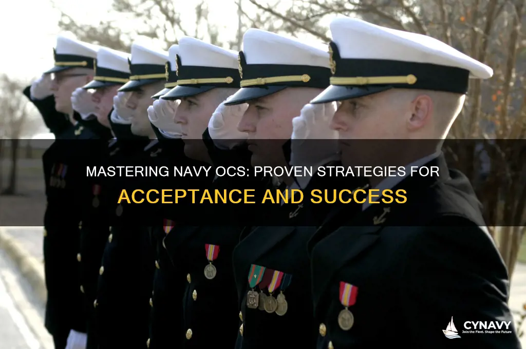 how to get accepted into navy ocs