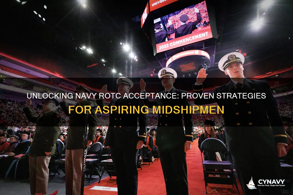 how to get accepted into navy rotc