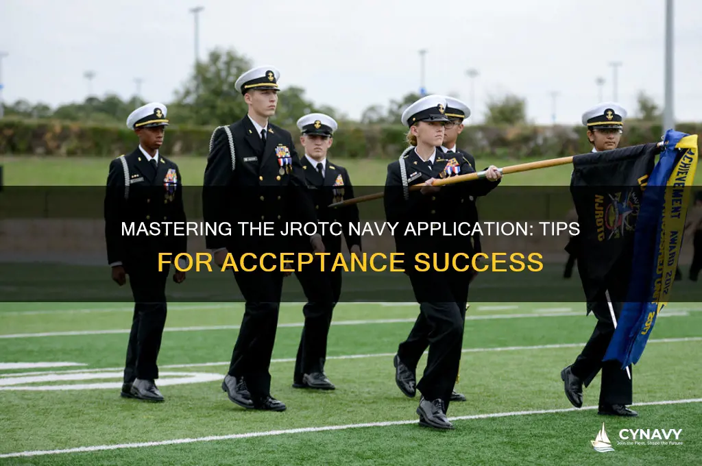 how to get accepted to jrotc navy