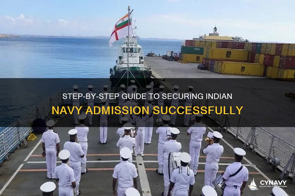 how to get admission in indian navy
