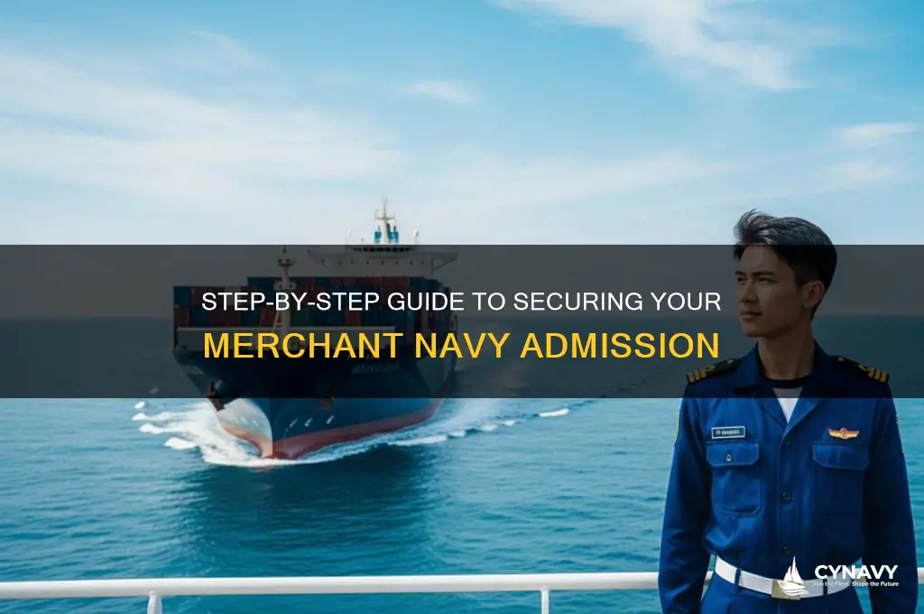 how to get admission in merchant navy