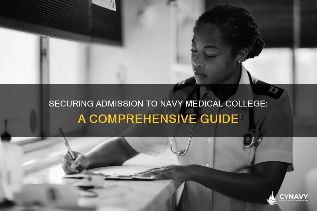how to get admission in navy medical college
