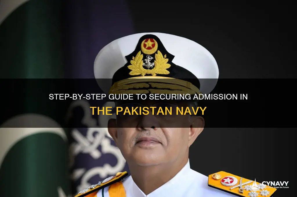 how to get admission in pak navy
