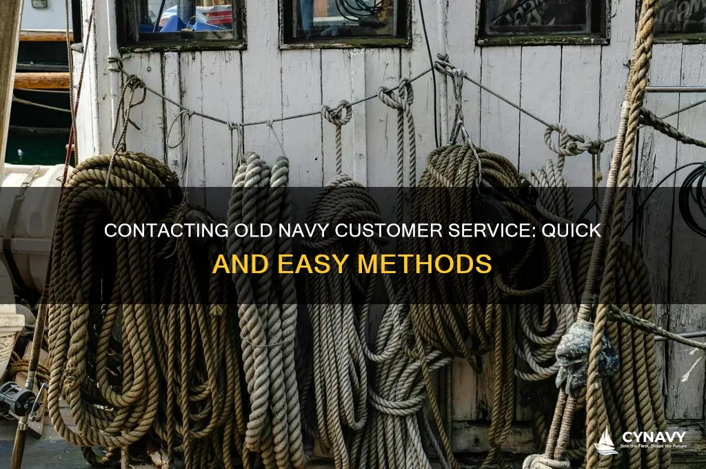 how to get ahold of old navy customer service