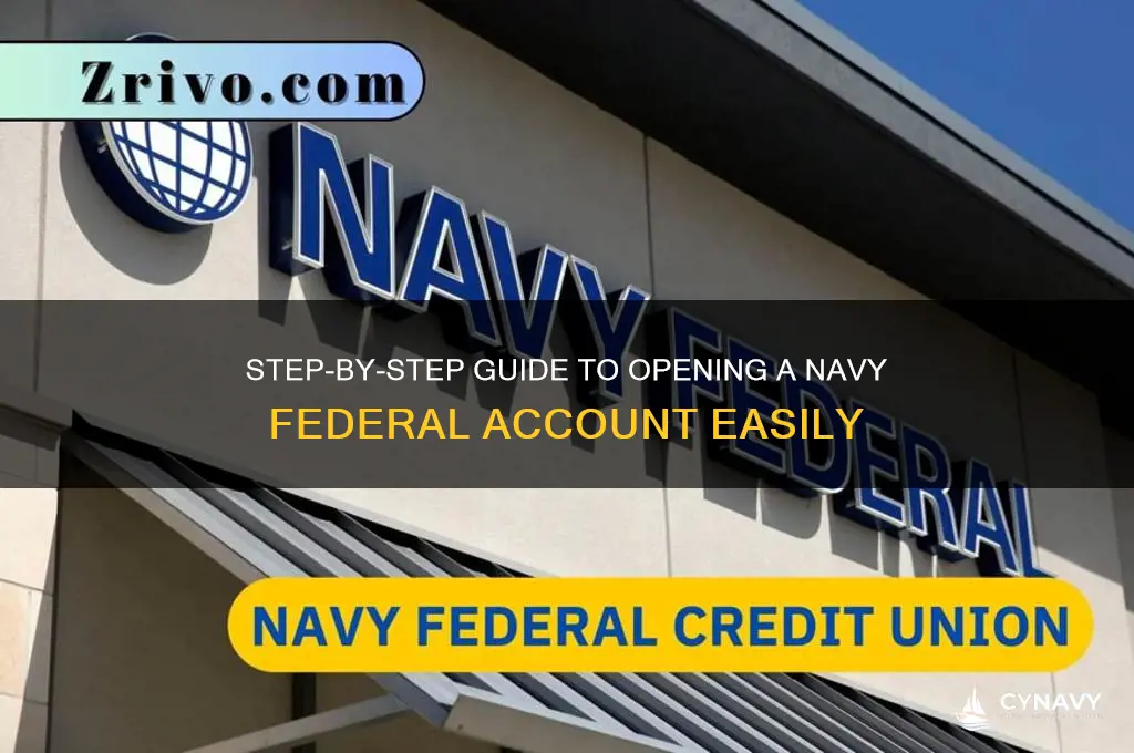 how to get an account with navy federal