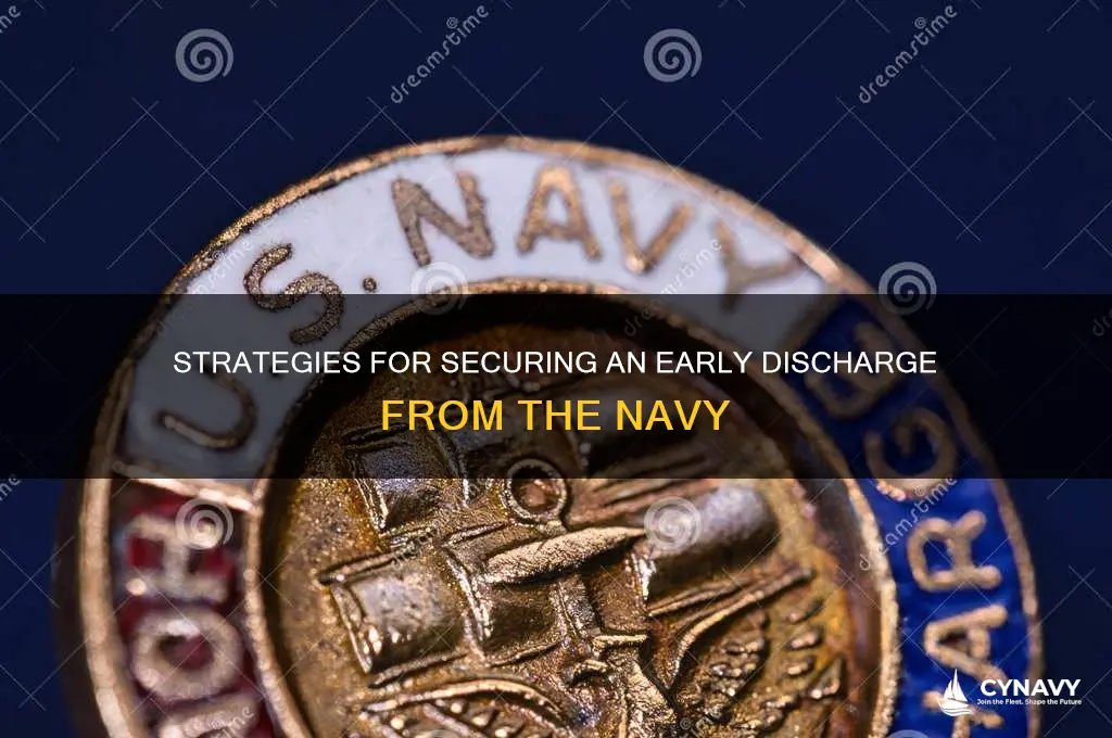 how to get an early discharge from the navy