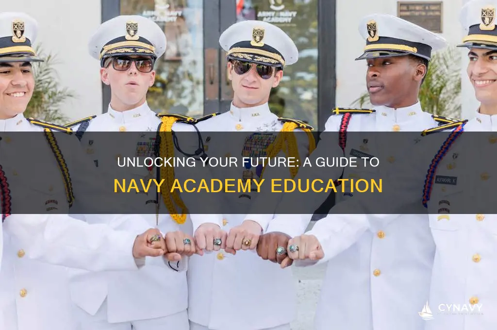 how to get an education in the navy academy