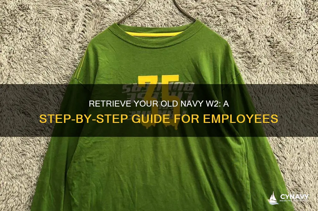 how to get an old w2 from navy