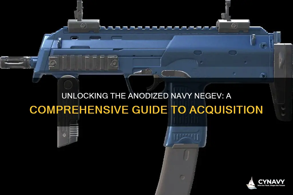 how to get anodized navy negev