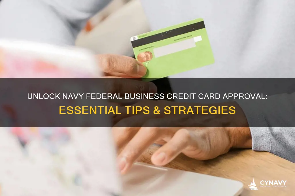how to get approved for navy federal business credit card