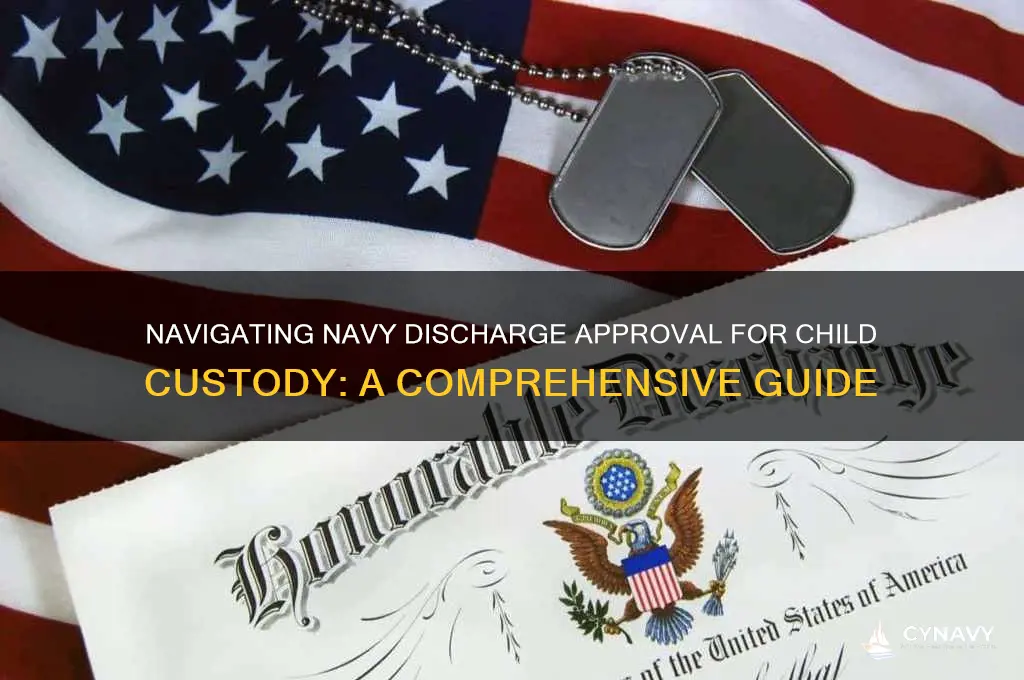 how to get approved from navy discharge for child custody