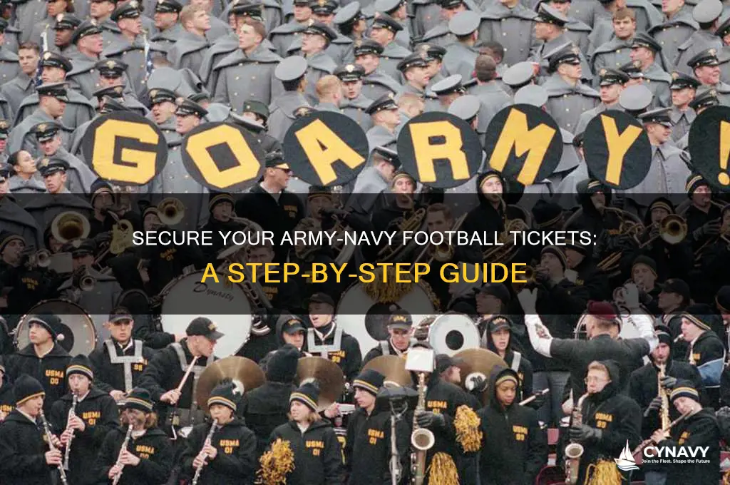 how to get army navy football tickets