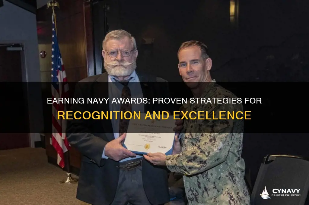 how to get awards in the navy