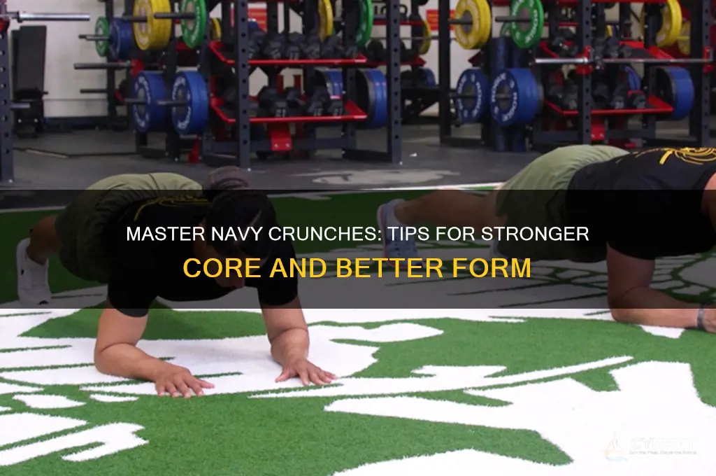 how to get better at doing navy crunches