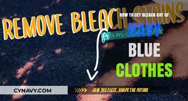 Effective Ways to Remove Bleach Stains from Navy Blue Clothes