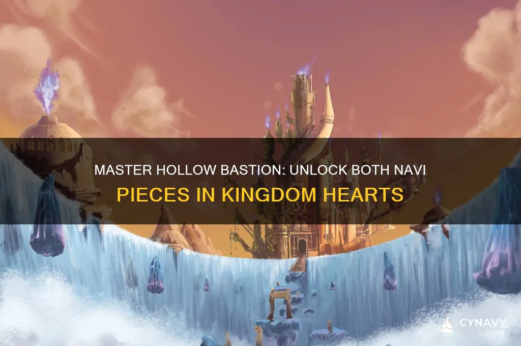 how to get both navi g pieces for hollow bastion