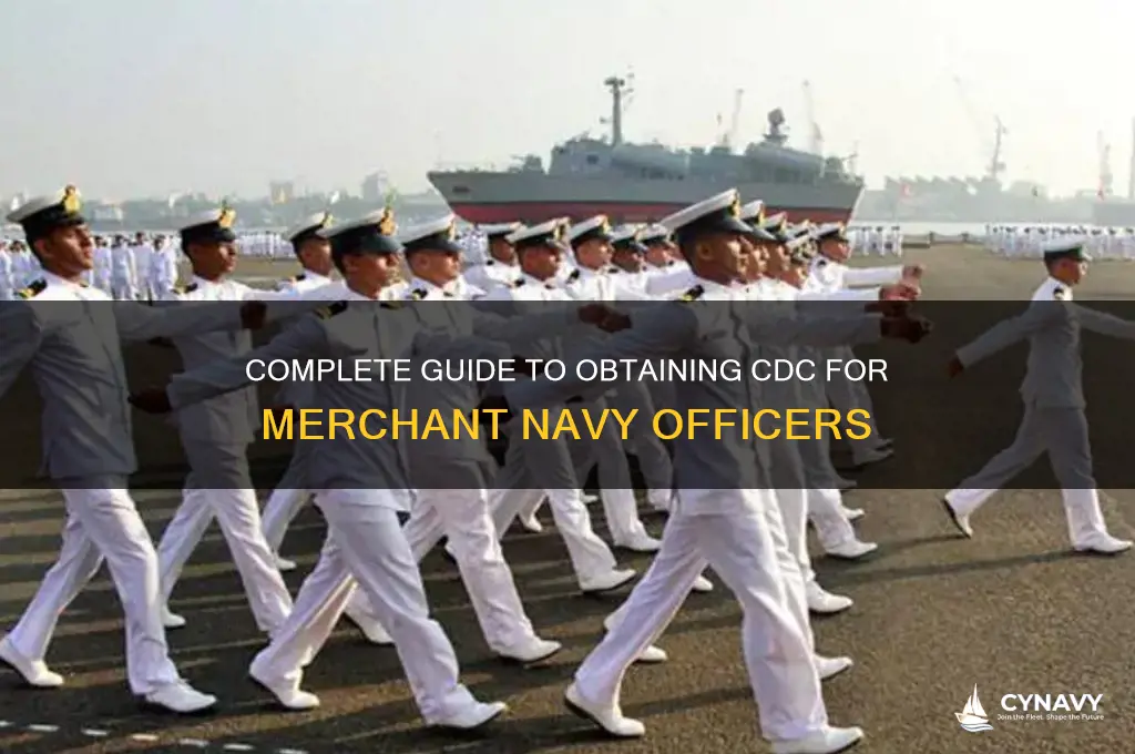 how to get cdc for merchant navy