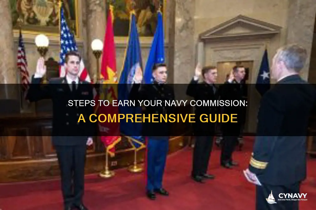 how to get commissioned in the navy