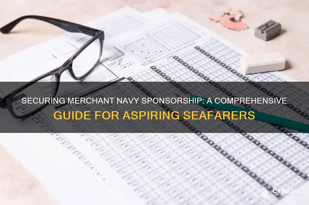 how to get company sponsorship for merchant navy