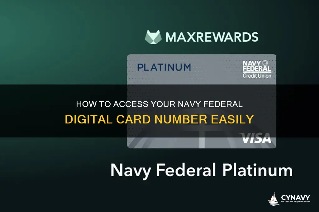 how to get digital card number navy federal