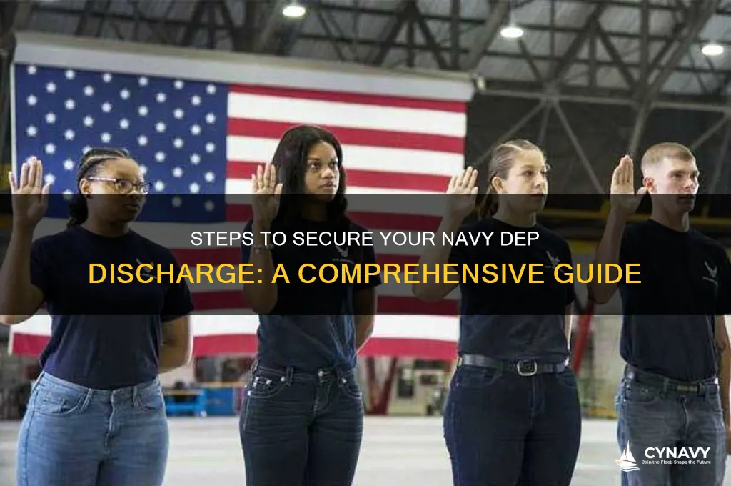 how to get discharged from navy dep