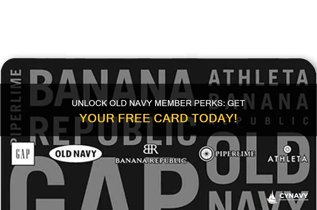 how to get free card from old navy members