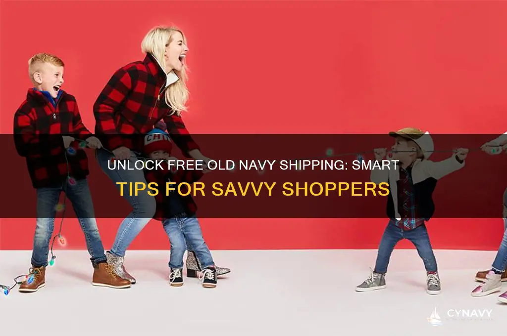 how to get free old navy shipping