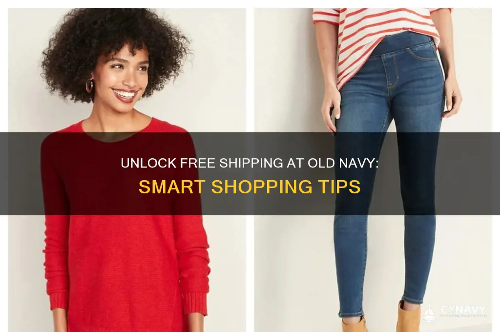 how to get free shipping at old navy