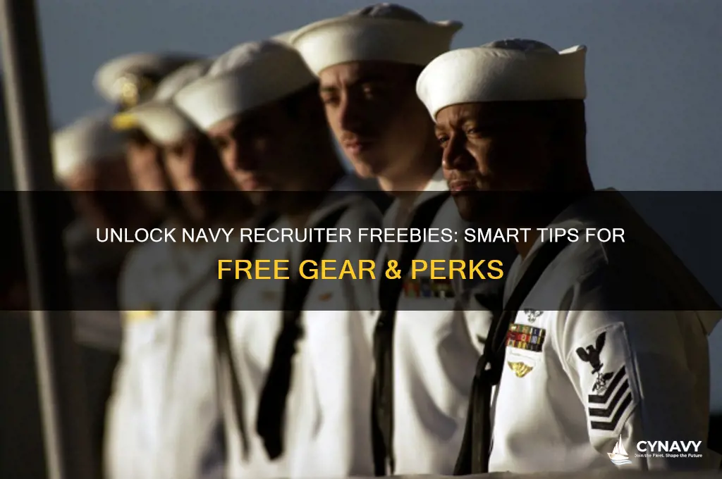 how to get free stuff from navy recruiter