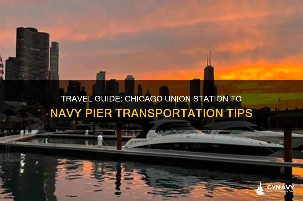 how to get from chicago union station to navy pier