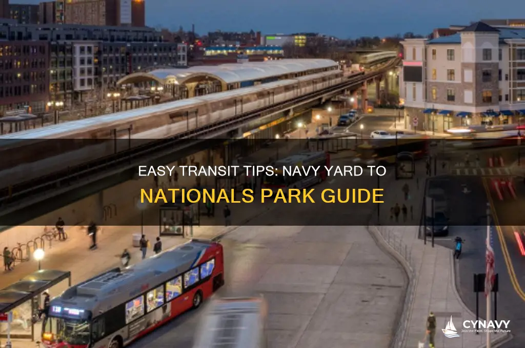 how to get from navy yard to nationals park